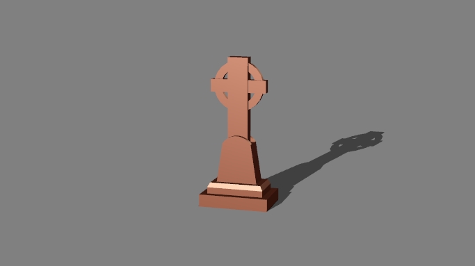 gravestone cross large 17