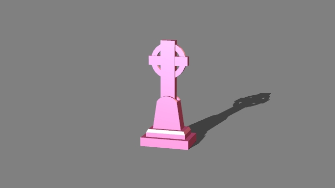 gravestone cross large 18