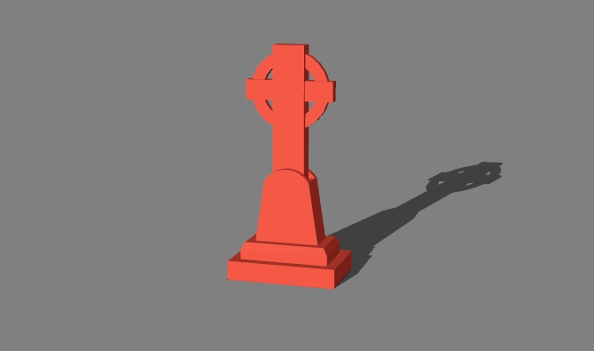 gravestone cross large 19