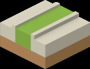 2D isometric city tile 55