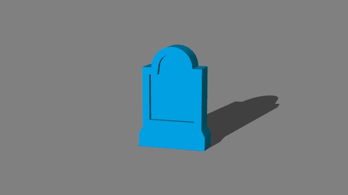gravestone bevel 12