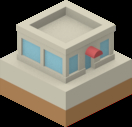 2D isometric buildings 125