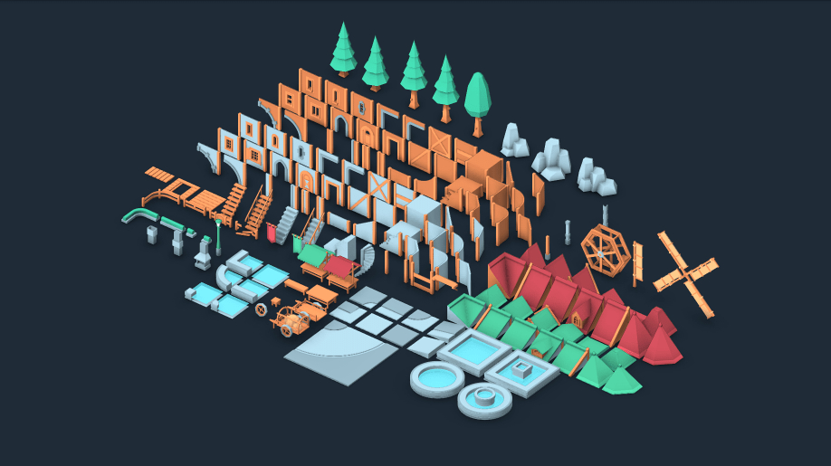 pack of tiles from Kenny - Fantasy Town Kit