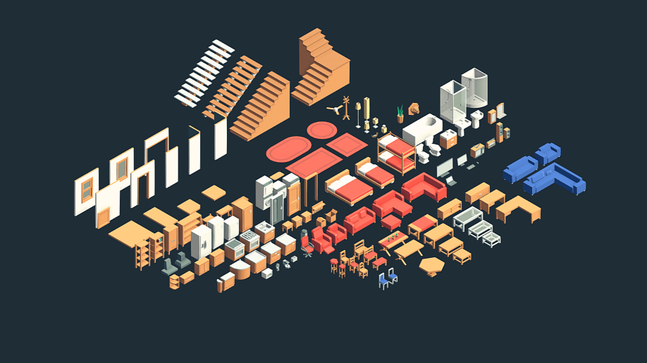 pack of tiles from Kenny - Furniture Kit