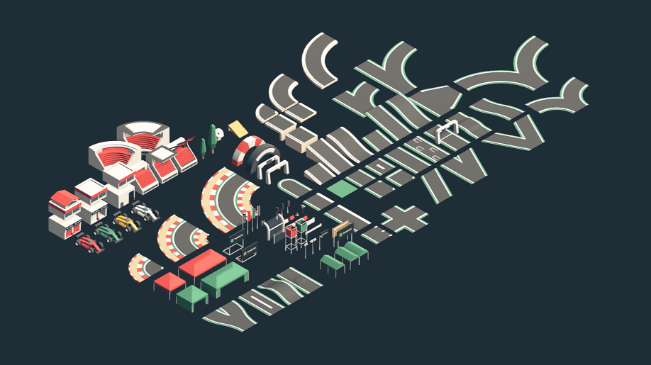 pack of tiles from Kenny - Racing Kit