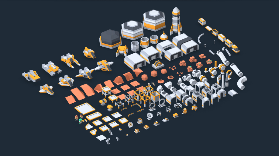 pack of tiles from Kenny - Space Kit