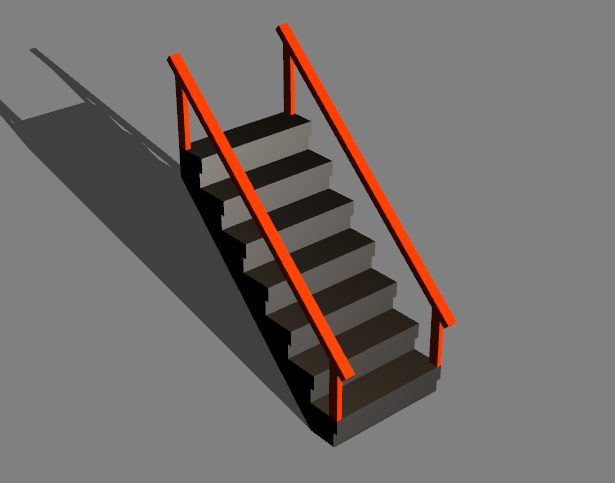 stairs with handrails 10