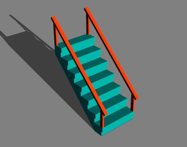 stairs with handrails 11