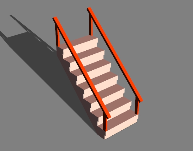 stairs with handrails 14