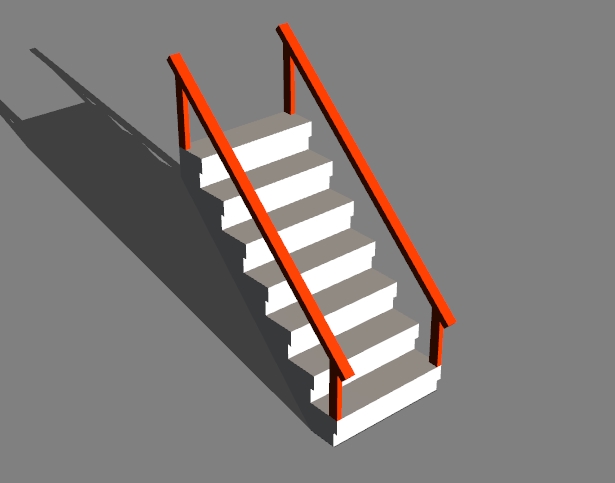 stairs with handrails 16