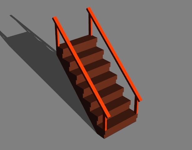stairs with handrails 17