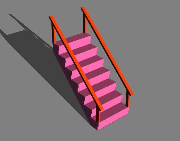 stairs with handrails 18