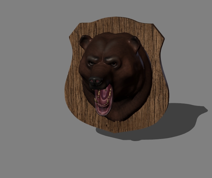 decorative bear head 5