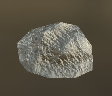Simple low poly rock