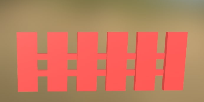 Plastic Fence 1(red)