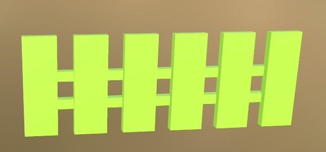 Plastic Fence 2 (green)