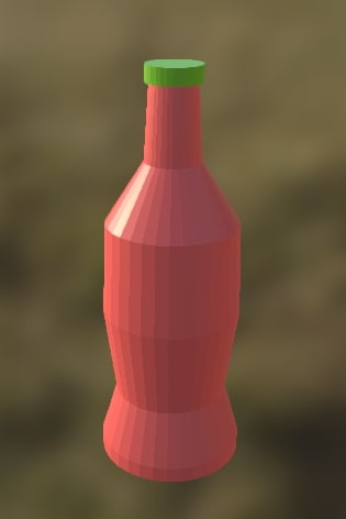 Bottle 1 Low Poly