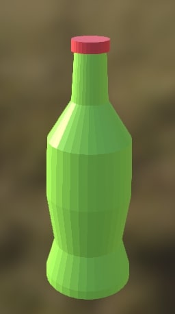 Bottle 2 Low Poly