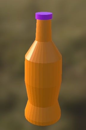Bottle 5 Low Poly