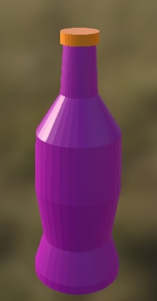 Bottle 6 Low Poly