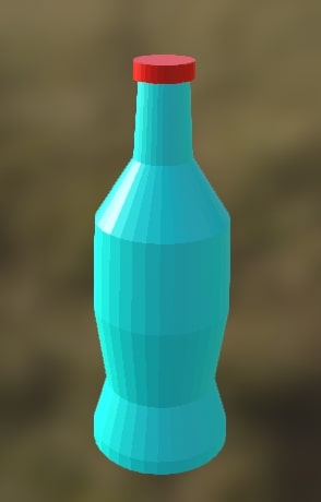 Bottle 7 Low Poly
