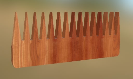 Wood Comb (v2) Default Color
