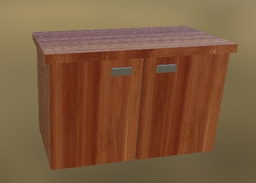 Wood Cupboard 1