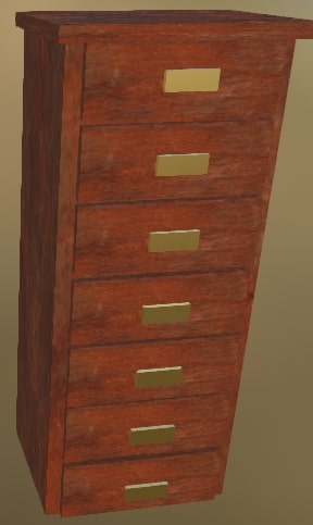 Cabinet (v3) Old Rust Metall