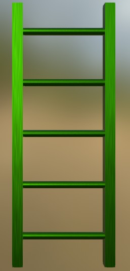 Stairs 7 (Green Metall)