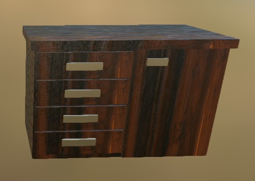 Cupboard (v3) 1 Dark Wood