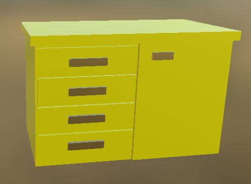 Cupboard (v3) 10 Yellow