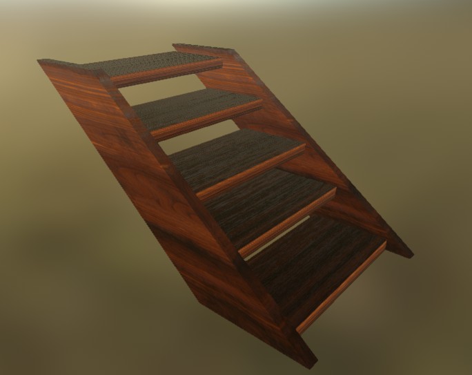 Stairs (v2) 2 Dark Wood