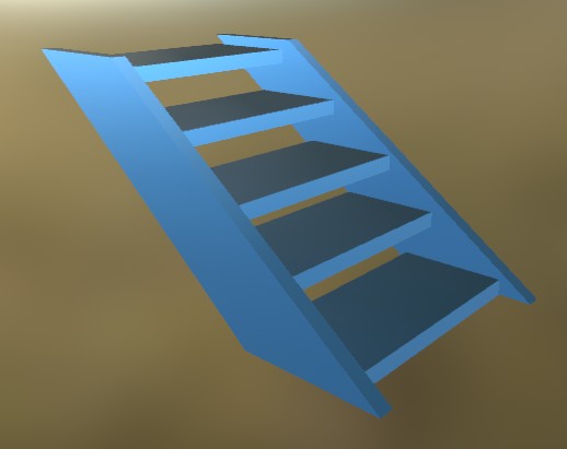Stairs (v2) 6 (Blue)