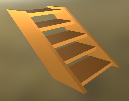 Stairs (v2) 8 Orange