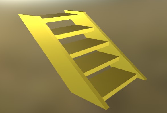 Stairs (v2) 9 Yellow 