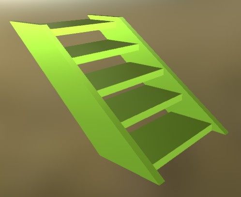 Stairs (v2) 10 Green