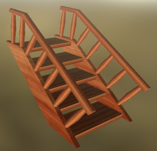 Stairs (v3) Default Wood
