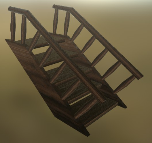 Stairs (v3) Dark Wood