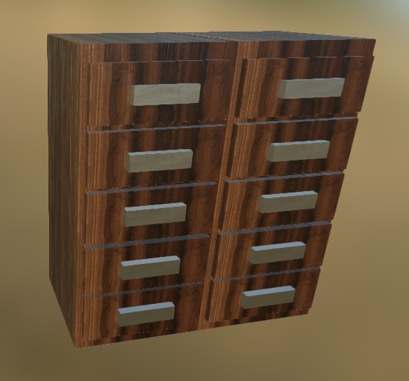 Big cabinet 2 (Dark Wood)