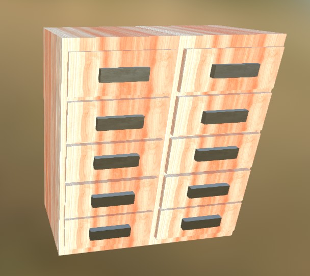 Big cabinet 3 (White Wood)