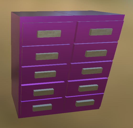 Big cabinet 6 ( Purple Metall)