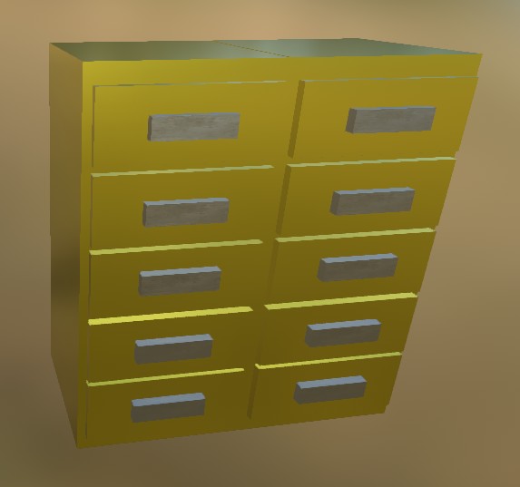 Big cabinet 8 ( Yellow )
