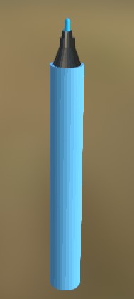 Felt-tip pen 4 (White blue)