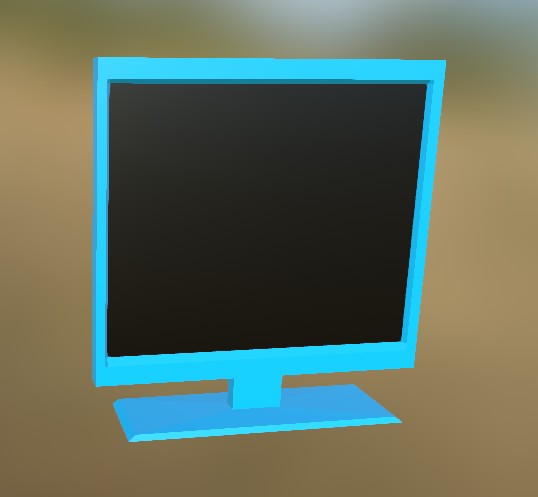 TV (v2) Whote Blue