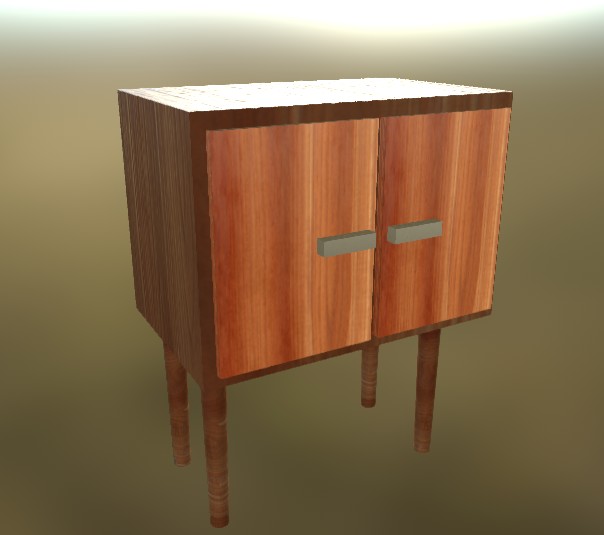 Cabinet on  legs 1