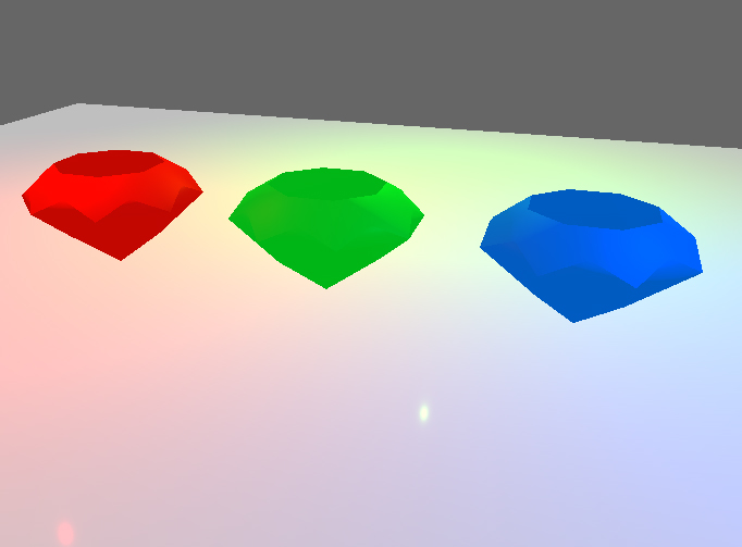 Three color diamonds