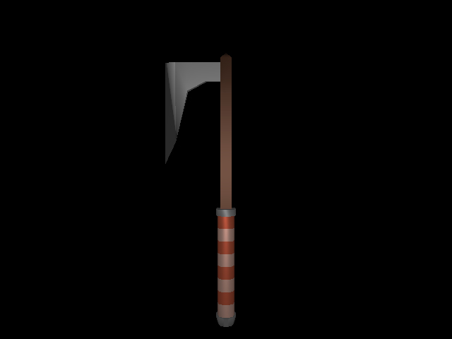 Low Poly Axe - 5