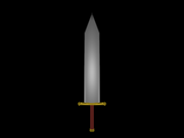 Low Poly Sword - 3
