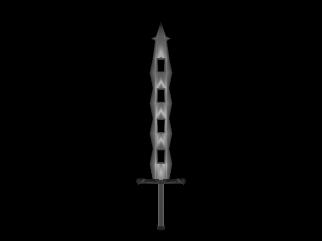 Low Poly Sword - 4