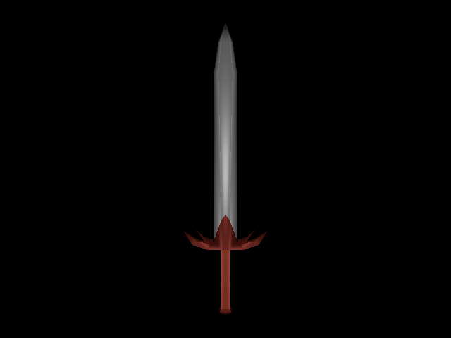 Low Poly Sword - 8